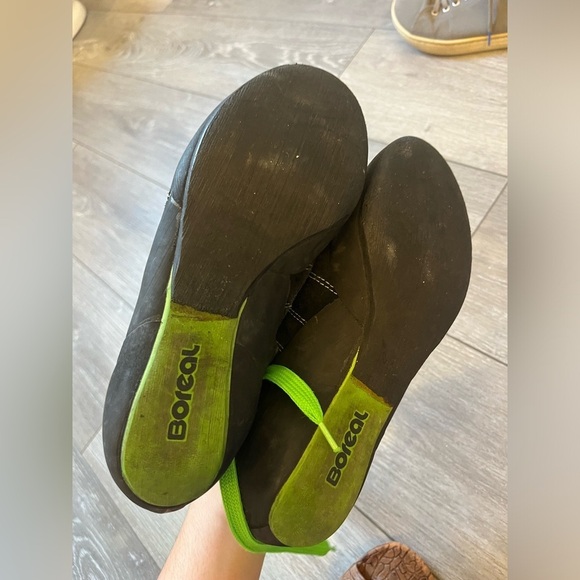 Boreal Fusion Zephyr Black Green Lucky Charm Climbing Shoes women’s 7.5 - Picture 5 of 7